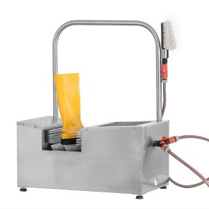 Lave-bottes stationnaire en acier inoxydable