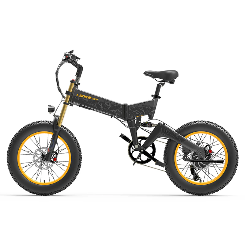 【Pre-vendita】LANKELEISI X3000Plus-UP Bicicletta elettrica da neve con pneumatici grassi