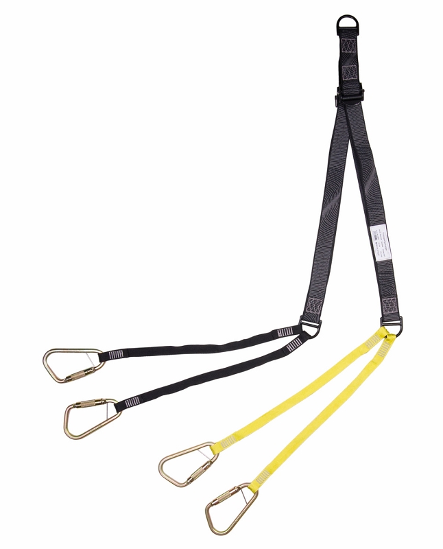 Abseilspinne ultraBRIDLES zu ein- und zweiteiliger Korbtrage