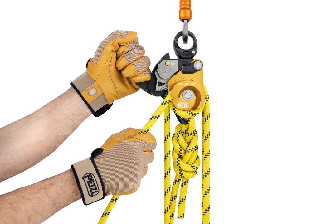 Höhensicherungsgerät Petzl Twin Release 4:1 – Nutzlänge 10 m
