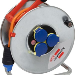 Kabelrolle Garant 50 m / 1.5 mm2 aus Stahl mit 3 x T13/230 V – IP55