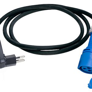 Kabel 3-polig 1.5 m mit Stecker 10A und Kupplung 16A CEE