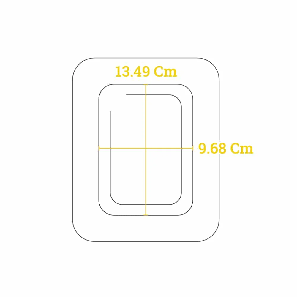 Base rettangolare in legno Lodge 19cm. ideale per il disco HMSRC - immagine 8