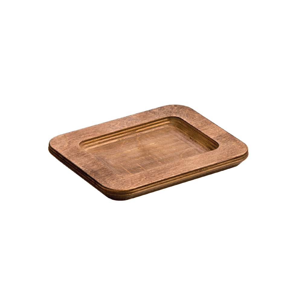 Base rettangolare in legno Lodge 19cm. ideale per il disco HMSRC - immagine 2